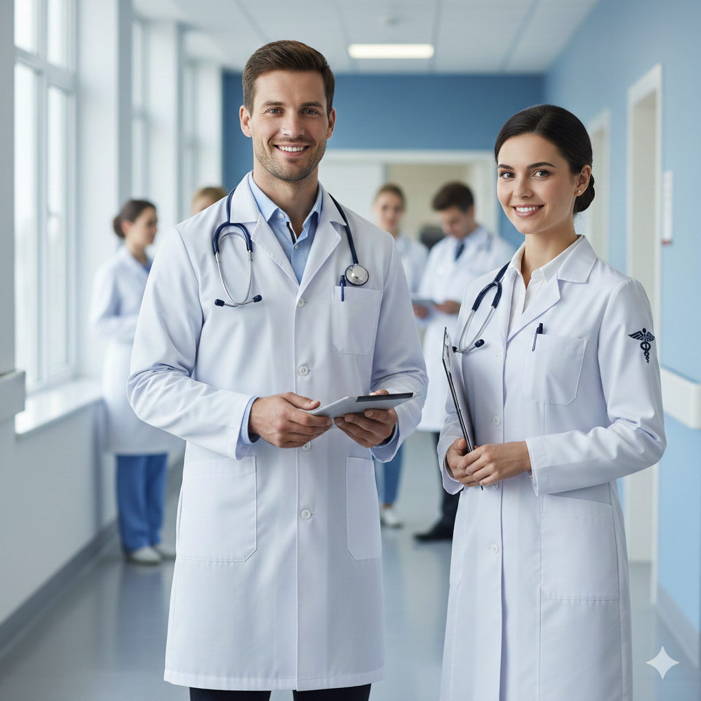 Camice da Laboratorio Donna Uomo