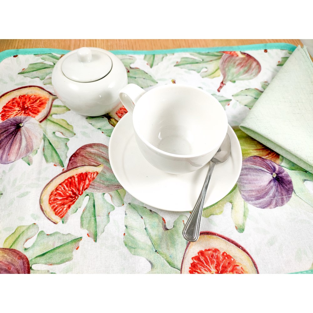Set prima colazione linea FRUITS tovaglietta imbottita cm.35x50+tov.lo cm.30x30