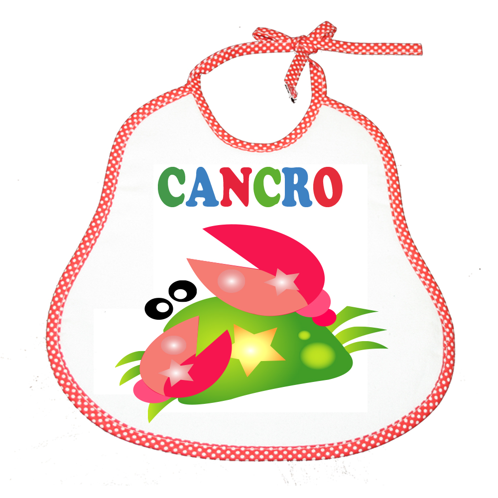 Bavetta ZODIACO cm.24x24 con laccetti