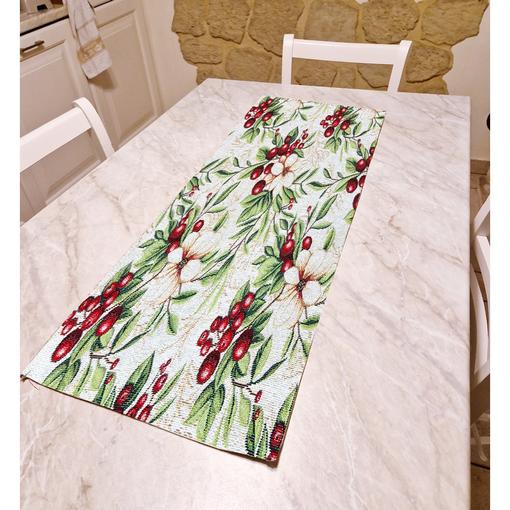 Striscia cm. 40x100 gobeline all over BACCHE