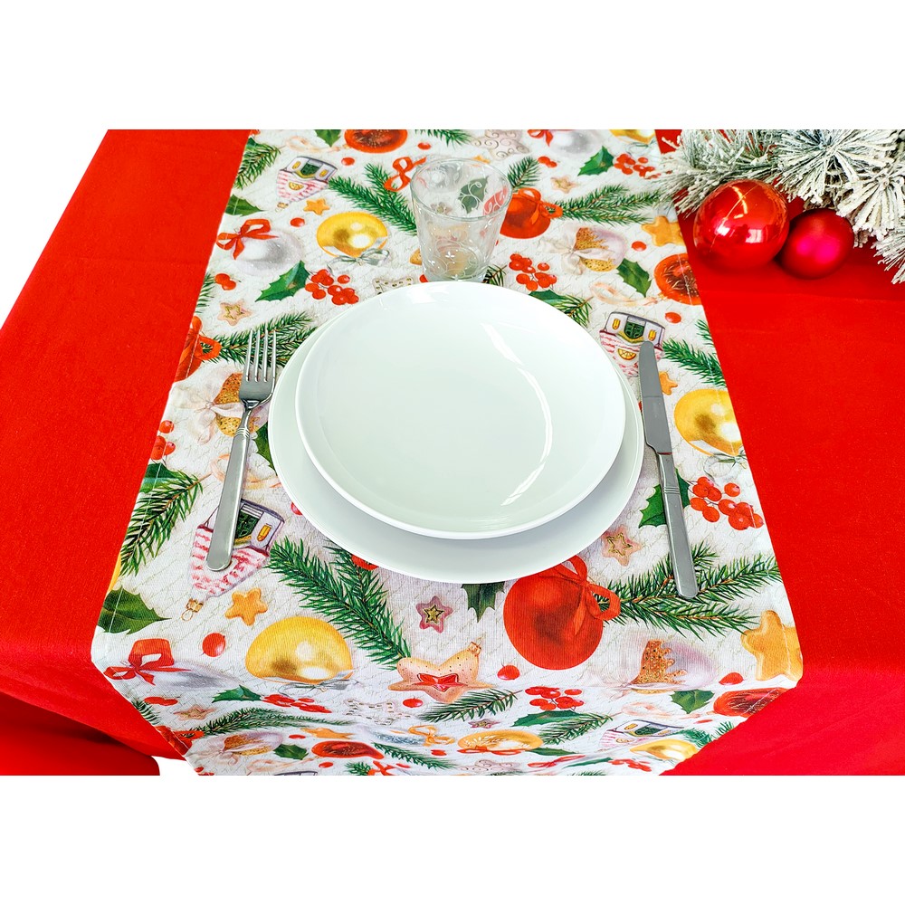 Runner  CHRISTMAS MAGIC  cm.46x140