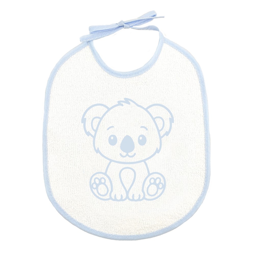 Confezione 3 bavaglini TOBIA cm.21x25 con laccetti