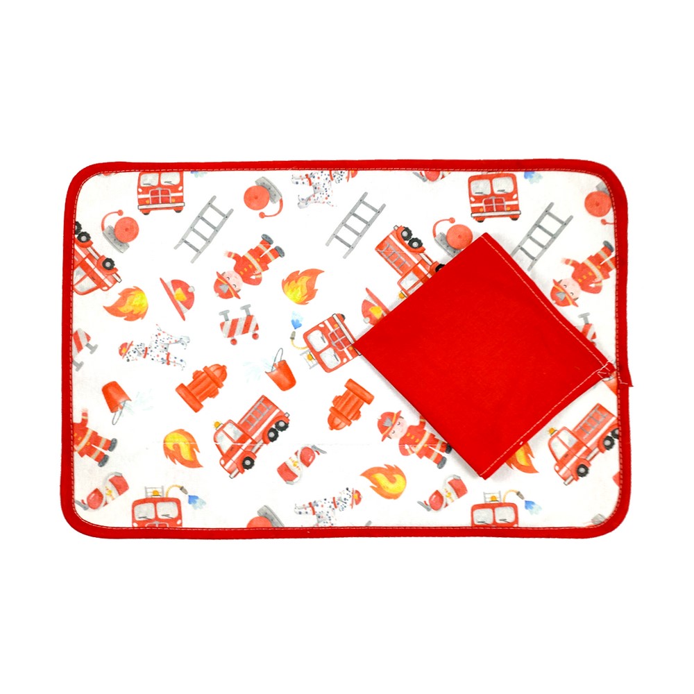 Set prima colazione SEBASTIAN: tovaglietta imbottita+tovagliolo