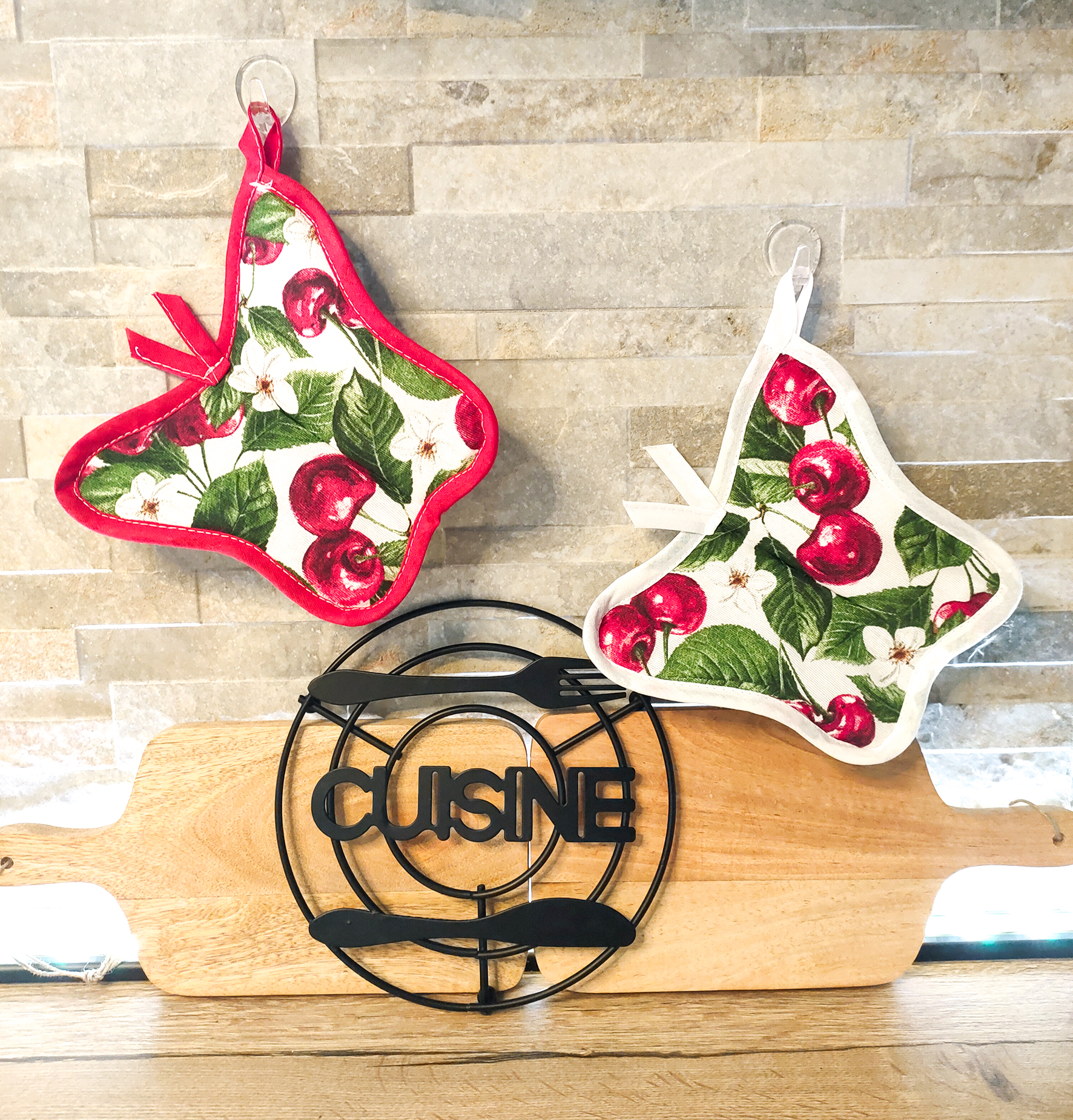 Presine a forma di FARFALLA SUMMER CHERRY