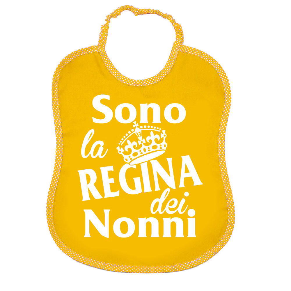 Bavaglione BABY  cm.30x36 - stampato con transfer SCRITTE SPIRITOSE