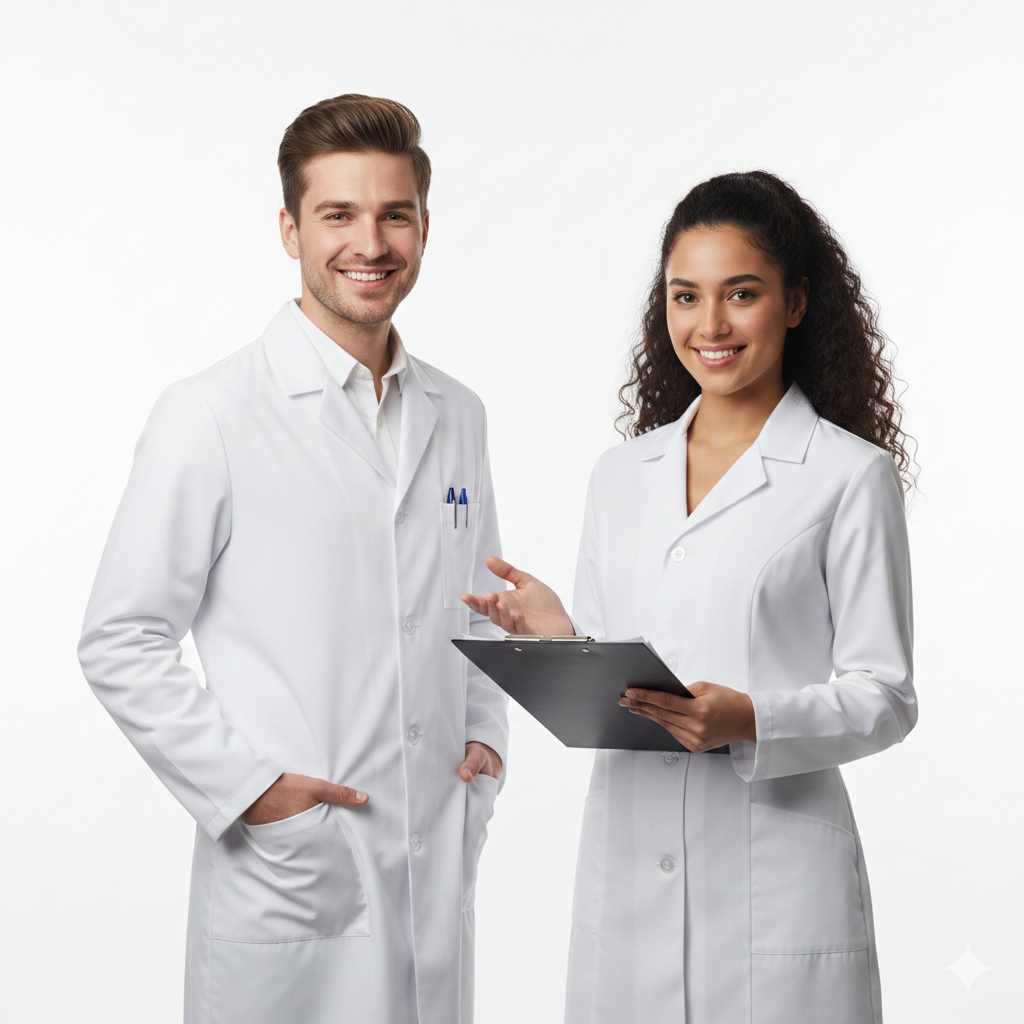 Camice da Laboratorio Donna Uomo