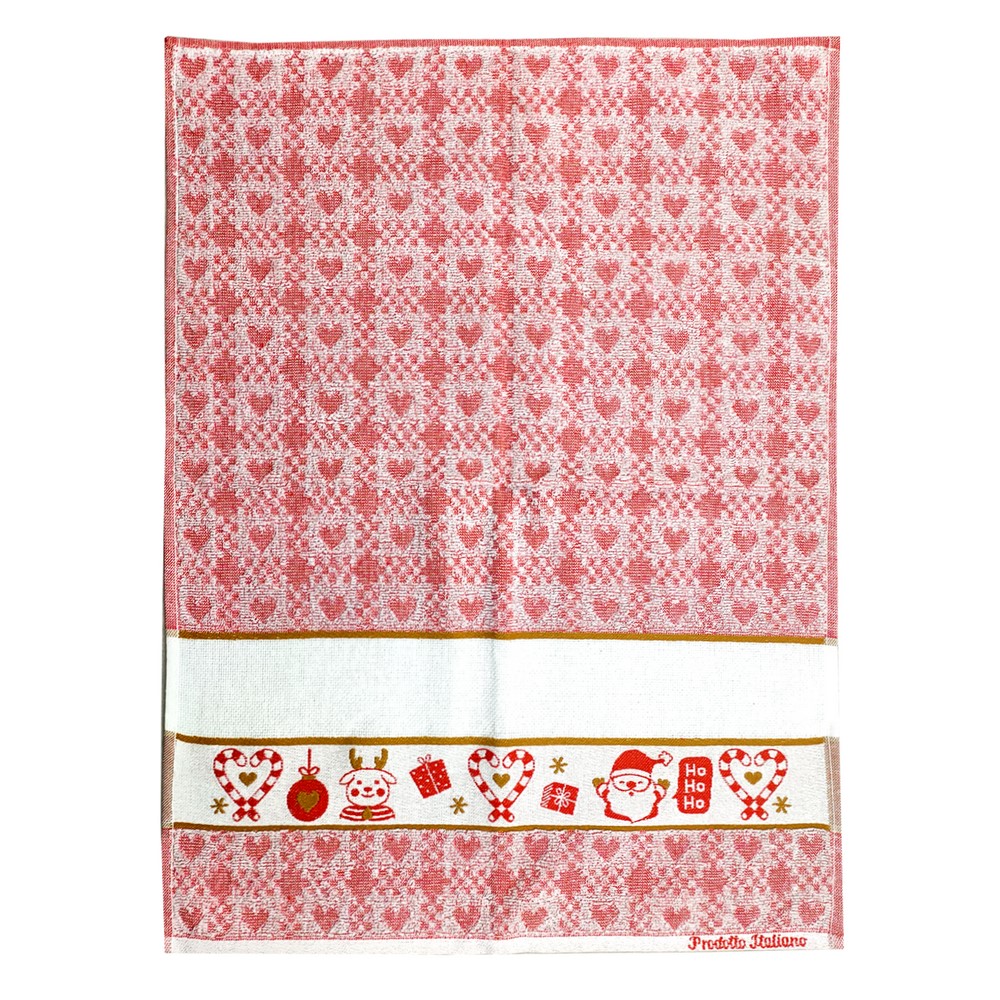 Strofinaccio HO HO HO da ricamare