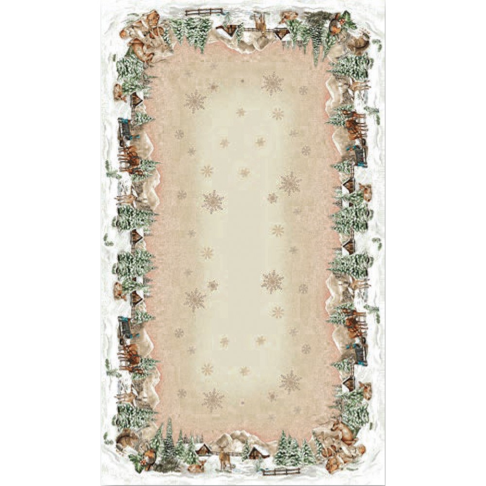 Tovaglia gobelin cm.140x240 DISEGNO DEER sfuso