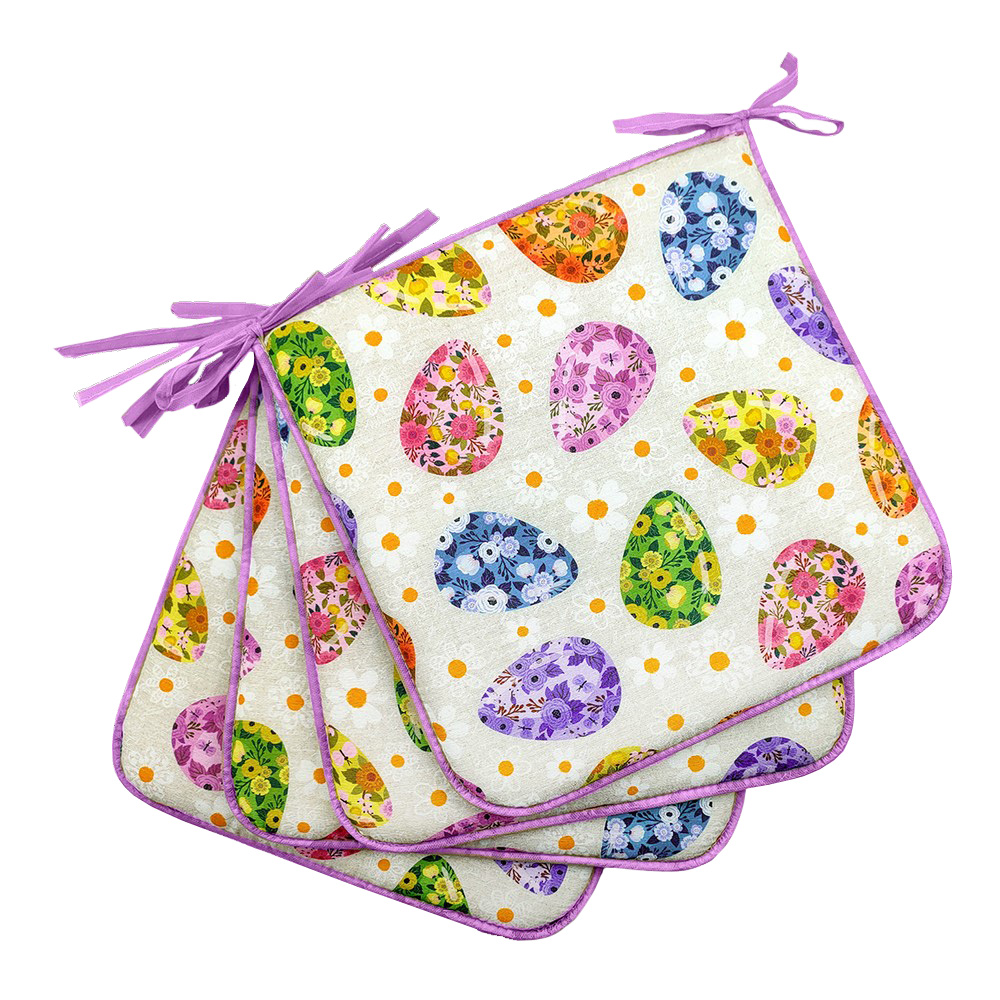 Confezione 4 cuscini   cm.38x38 UOVO
