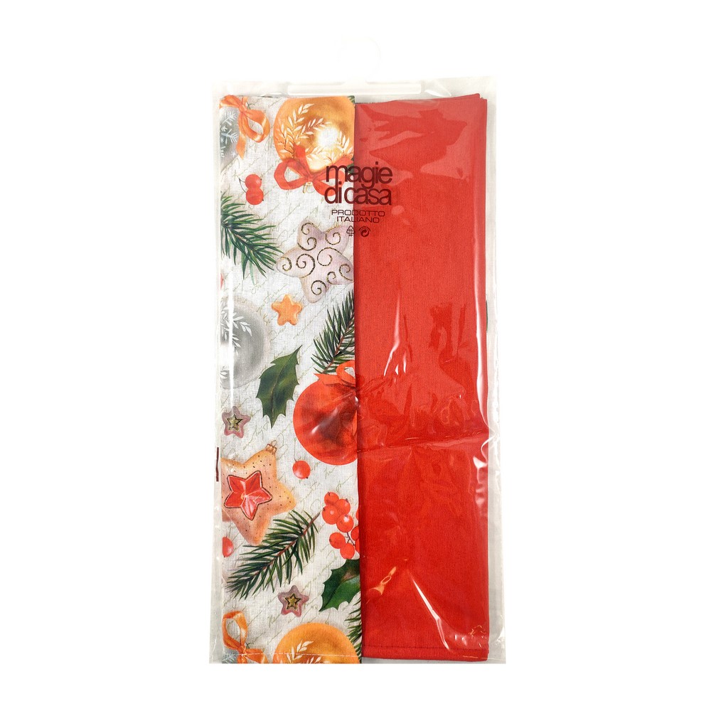 Bis strofinacci cm.52x72 CHRISTMAS MAGIC