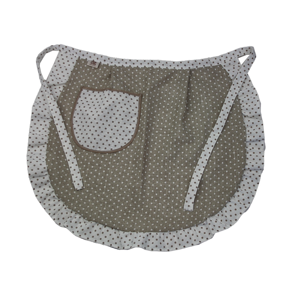 Grembiule a vita RINO cm.60x50 con tasca e volant