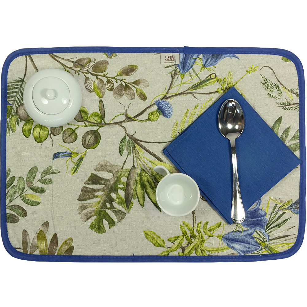 Tovagliette americana imbottita+tovagliolo SUMMER ASSORTITI