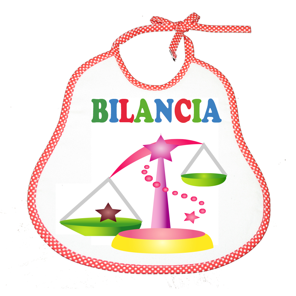 Bavetta ZODIACO cm.24x24 con laccetti