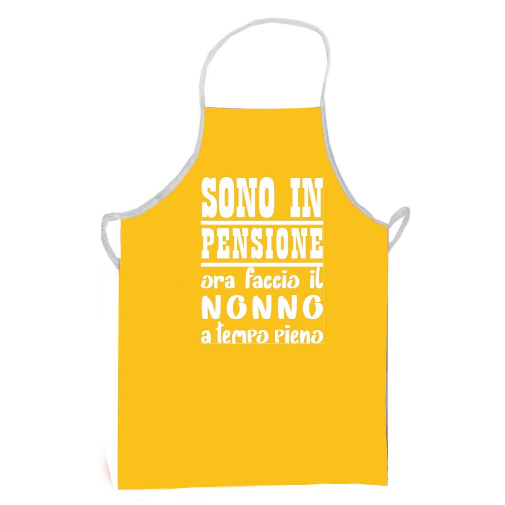 Grembiulone cm.70x90 stampato con transfer  SCRITTE SPIRITOSE