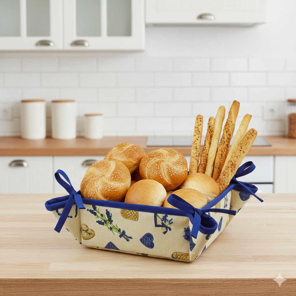 Cestino Portapane  imbottito FANTASIE ASSORTITE SUMMER