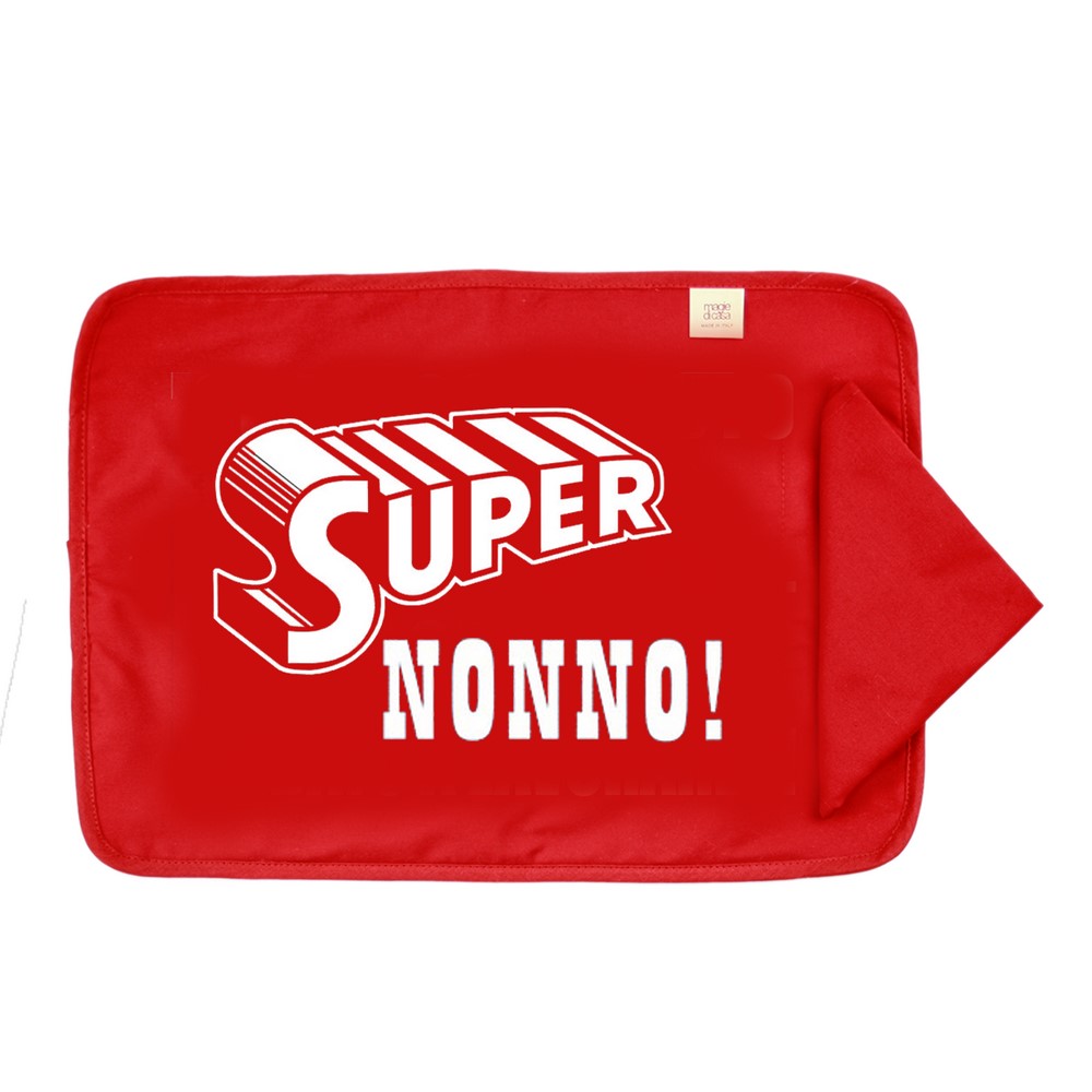 Set prima colazione NATALE: tovaglietta imbottita con TRANSFER spiritosi+tovagliolo