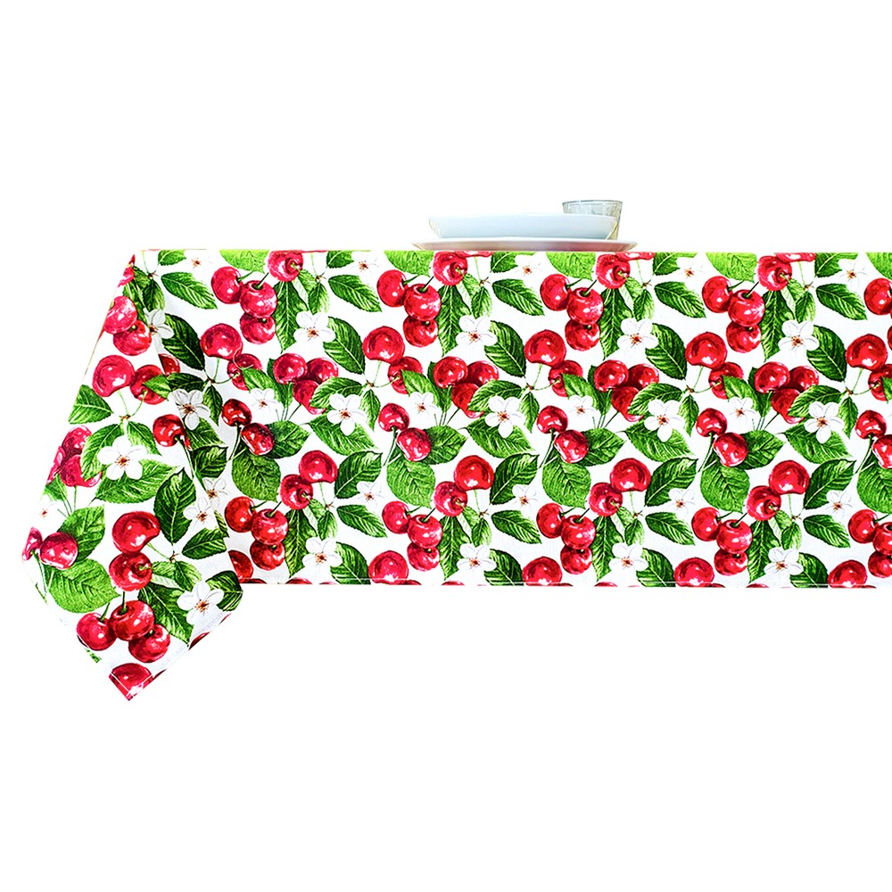 Tovaglia x 4 SUMMER CHERRY cm.140x140
