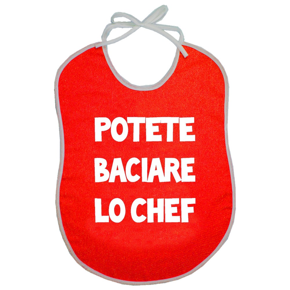Bavaglione spiritoso con laccetti