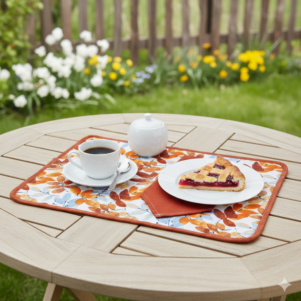 Tovagliette americana imbottita+tovagliolo SUMMER ASSORTITI