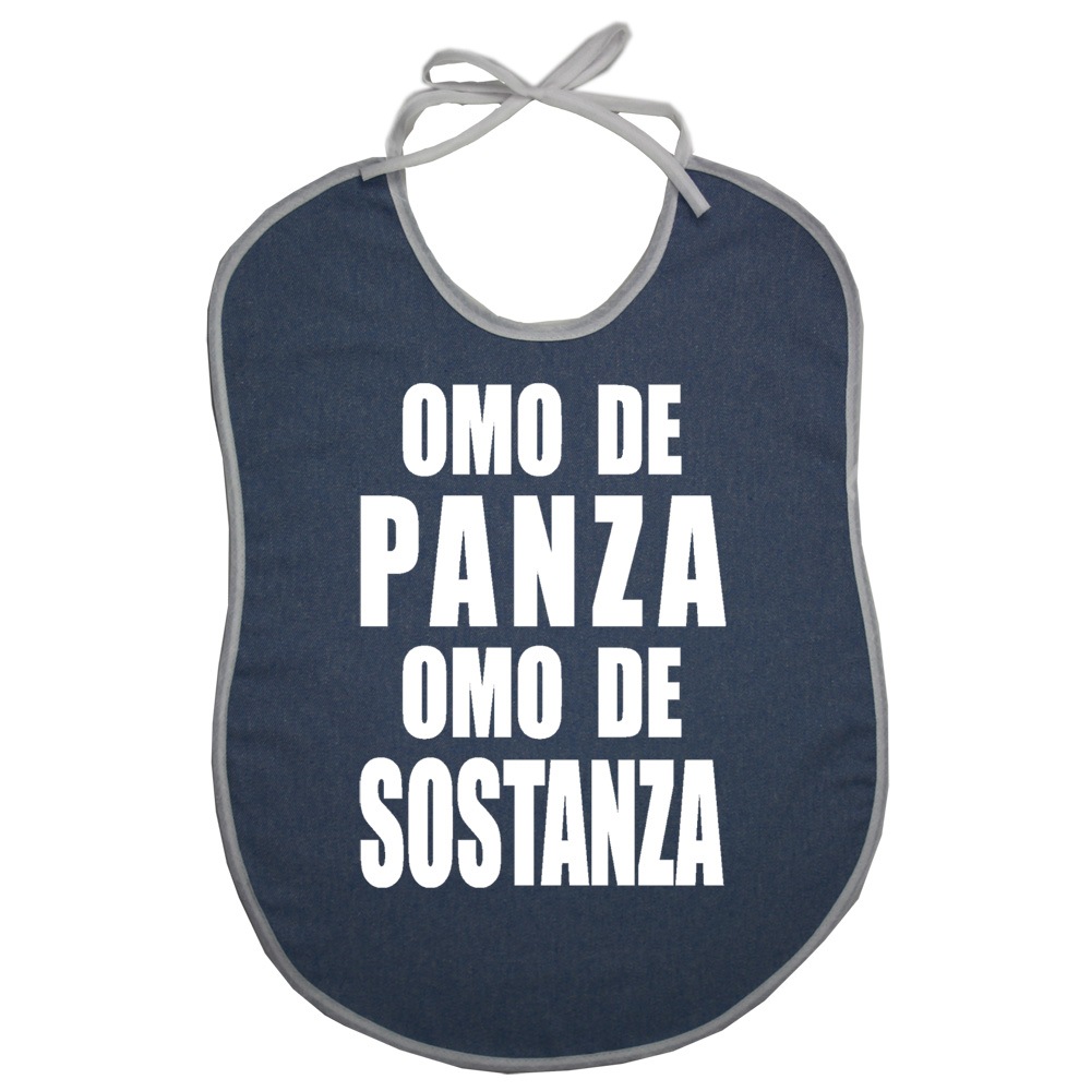 Bavaglione JEANS cm.45X60 con transfer