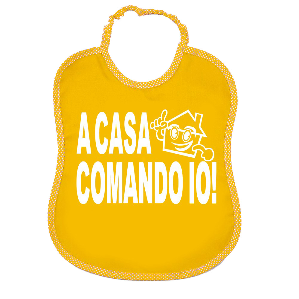 Bavaglione BABY  cm.30x36 - stampato con transfer SCRITTE SPIRITOSE