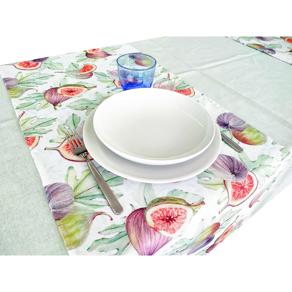 Runner FRUITS cm. 46x140 - sfuso con appedino
