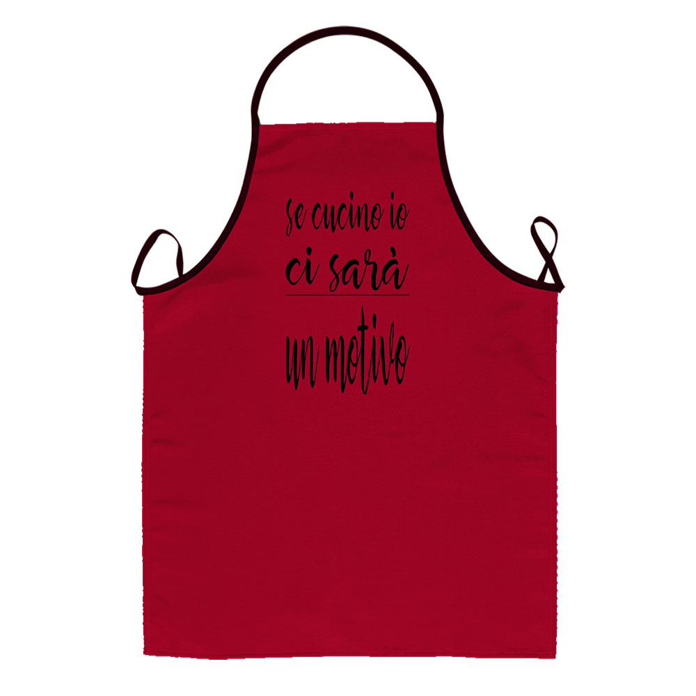 Grembiulone LA CUCINAZZA cm.70x85 con stampe SPIRITOSE
