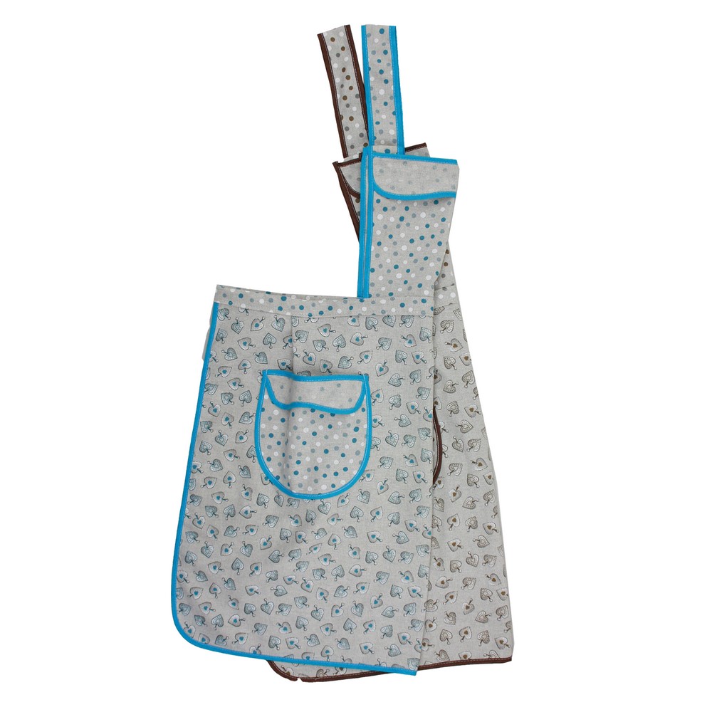 Grembiuli a pettorina CLASSIC LOVE cm.70x70 con tasca