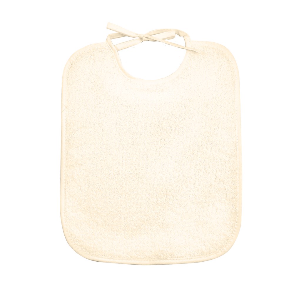 Bavaglino CARLUCCIO in spugna COLORATA cm.27x34 con laccetti