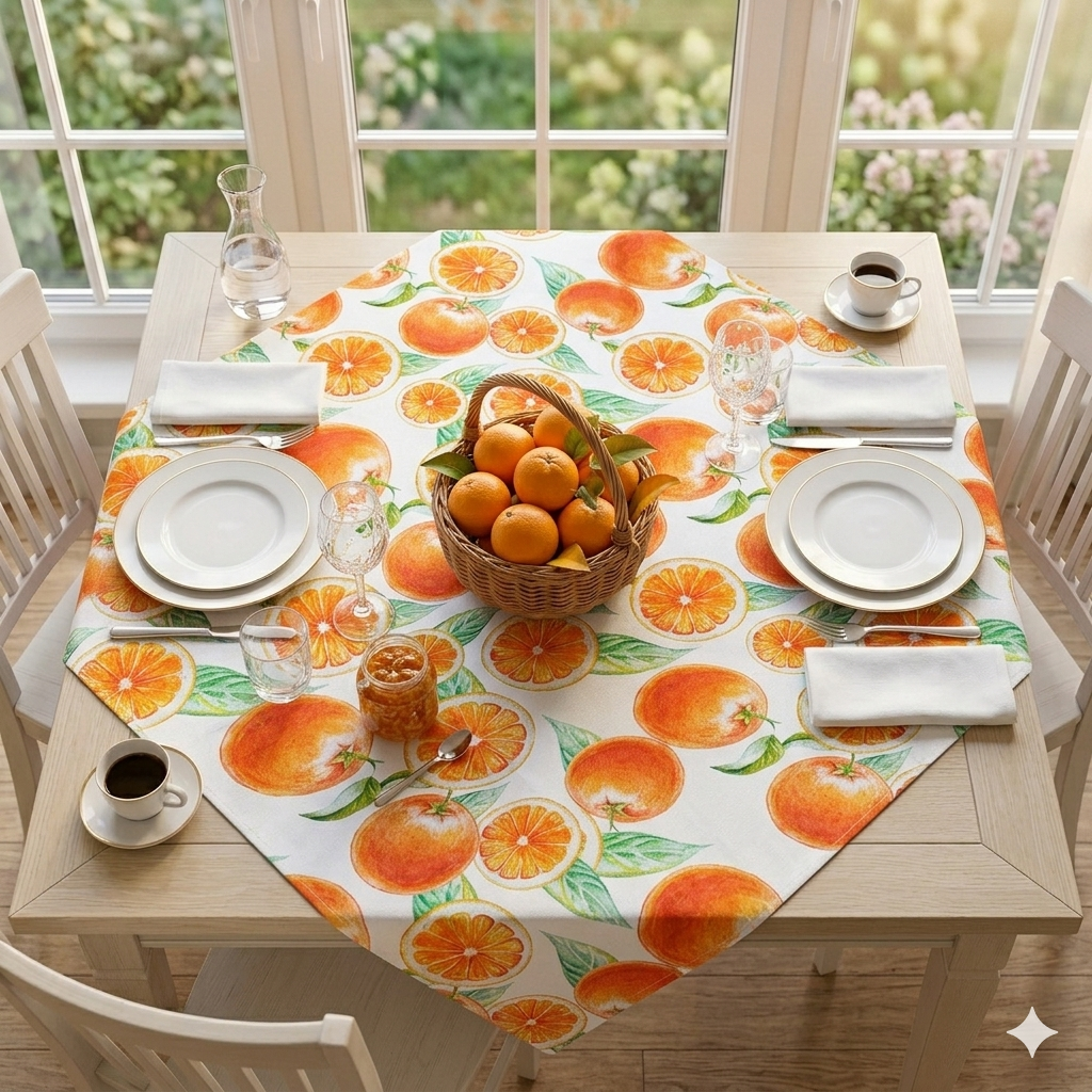 Tovaglia cm.90x90 FRUITS - sfusa con appendino