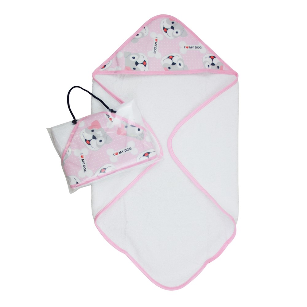 Accappatoio neonato a triangolo FLOUNDER cm.60x60 in spugna - in busta