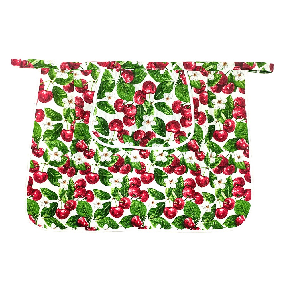 Grembiuli a vita SUMMER CHERRY cm.50x75 con tascone