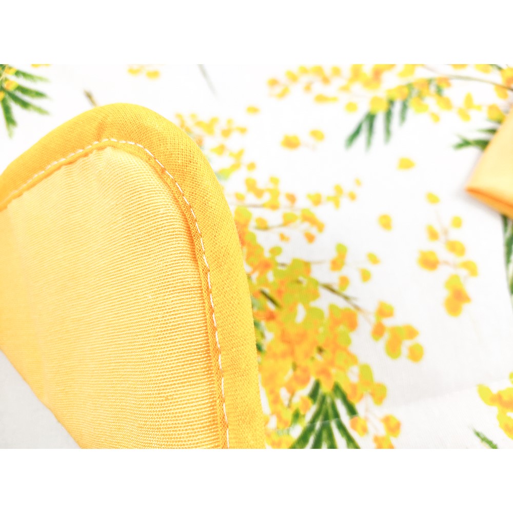 Set prima colazione  MIMOSA   :tovaglietta imbottita cm. 35x50+tov.lo cm. 30x30 -