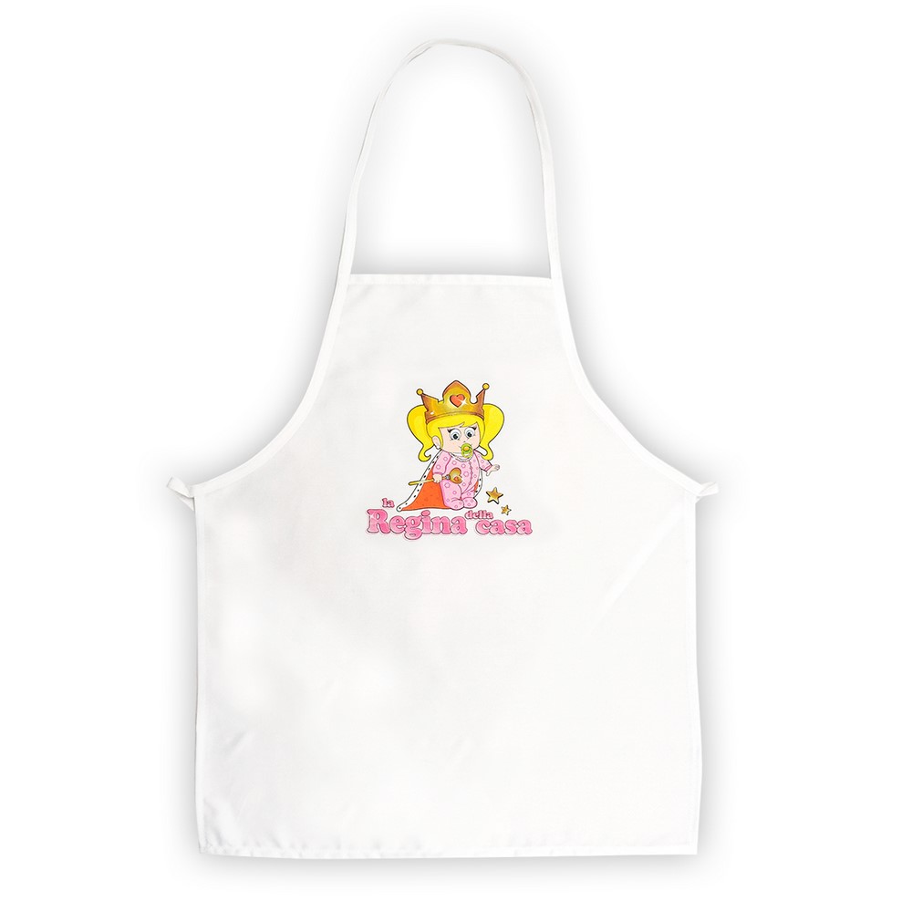 Grembiule bimbo SMILE cm.52x45 - stampato con transfer frasi spiritose