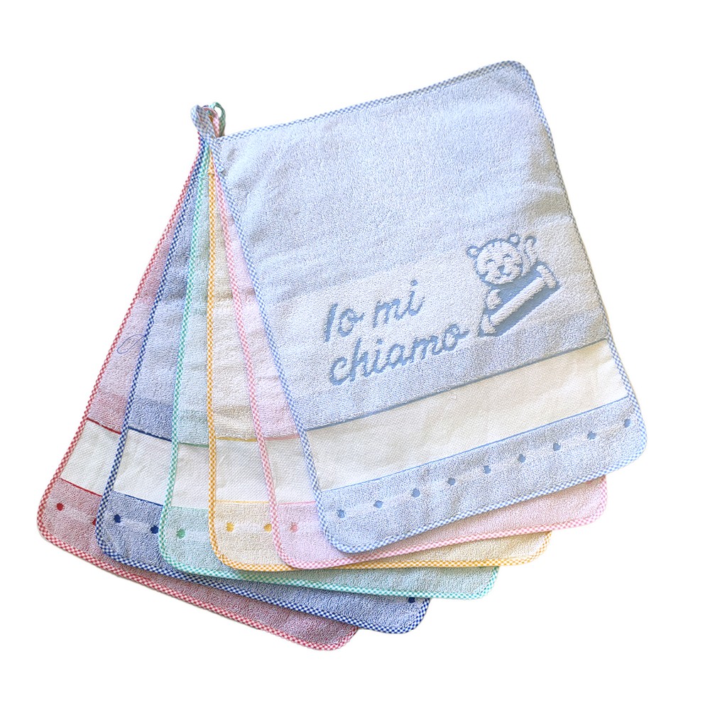 Asciugamano RUFUS cm.40x50 in spugna con etamine