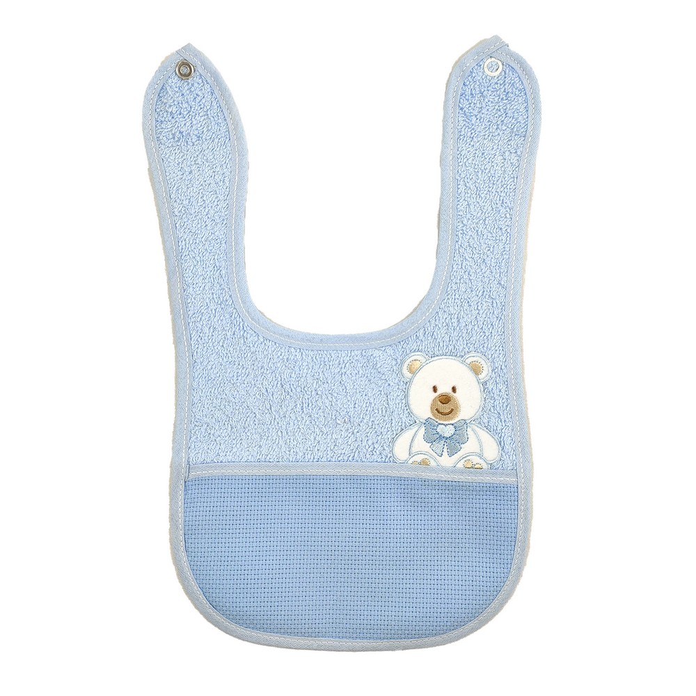 Bavetta I'M A STAR cm.18x30 con bottone  e  tasca da ricamare