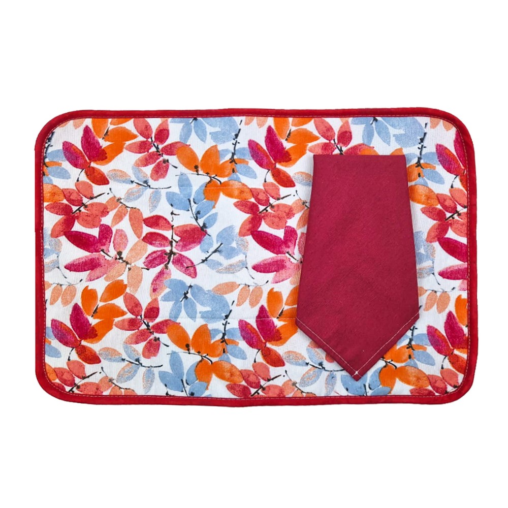 Tovagliette americana imbottita+tovagliolo SUMMER ASSORTITI