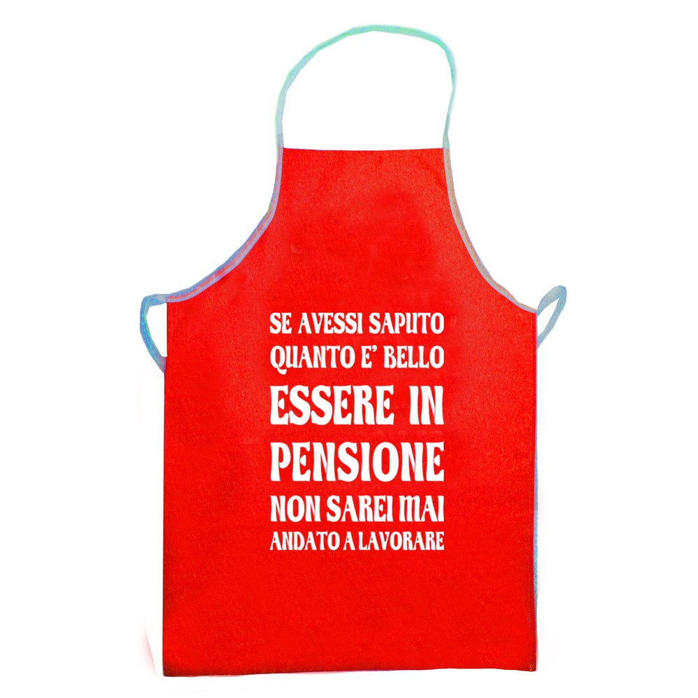 Grembiulone cucina Natale con scritte Spiritose