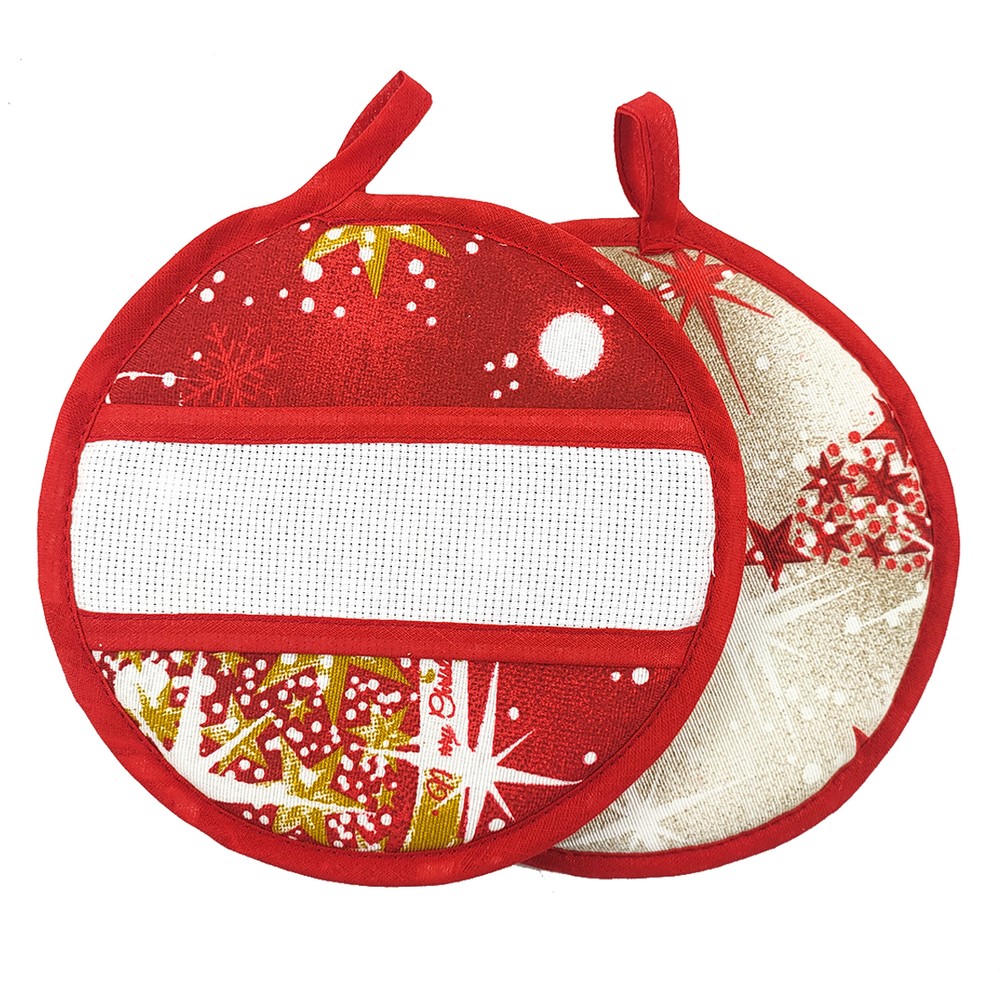 Presina CHRISTMAS ARBOL quadrata o tonda - con fascia etamine  - imbustata a 3 pz - 