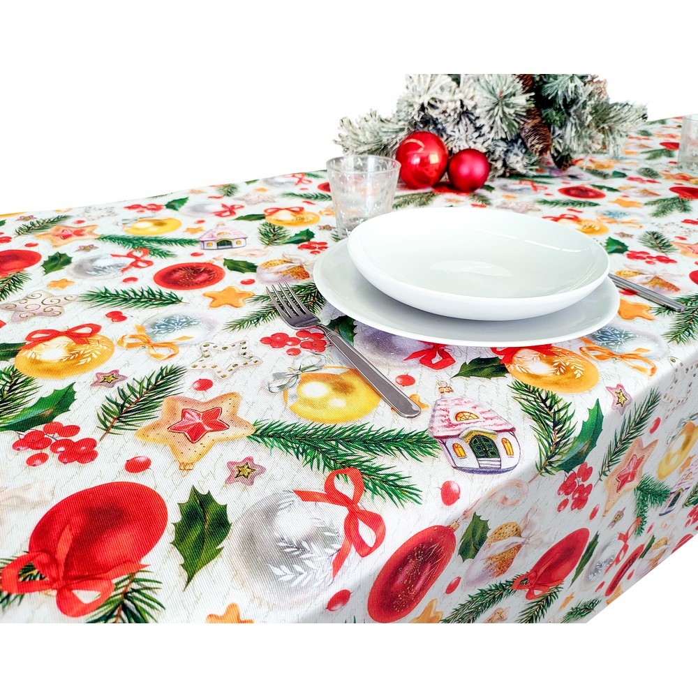 Tovaglia  cm.140x300 CHRISTMAS MAGIC