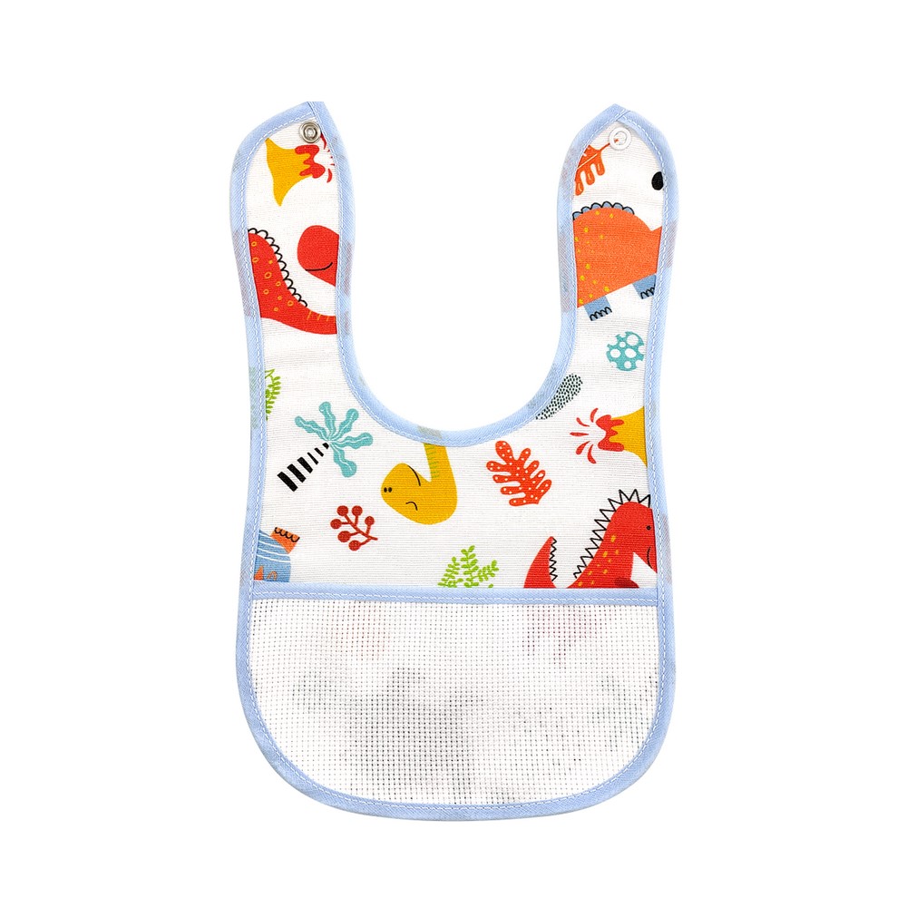 Bavetta da ricamare SEBASTIAN cm.18x30 con bottone