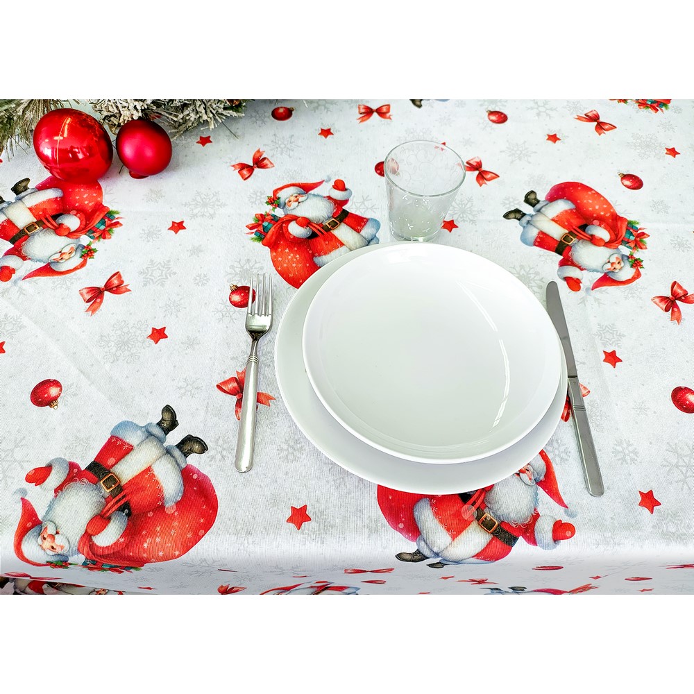 Tovaglia cm. 140x450  SANTA CLAUS