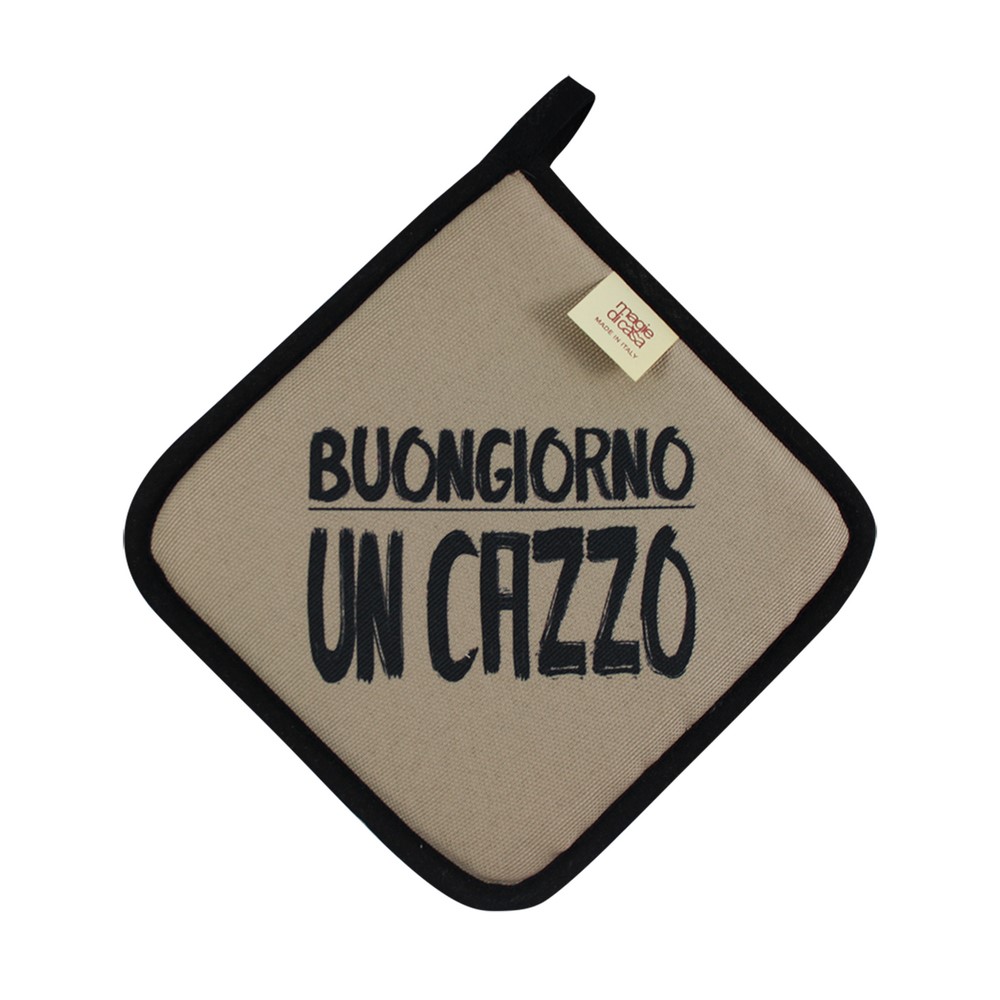 Presina LA CUCINAZZA cm.20x20 con stampe SPIRITOSE