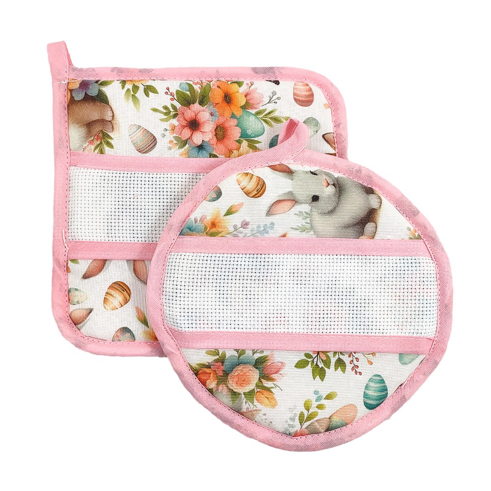 Presina BUNNY quadrata e tonda da ricamo