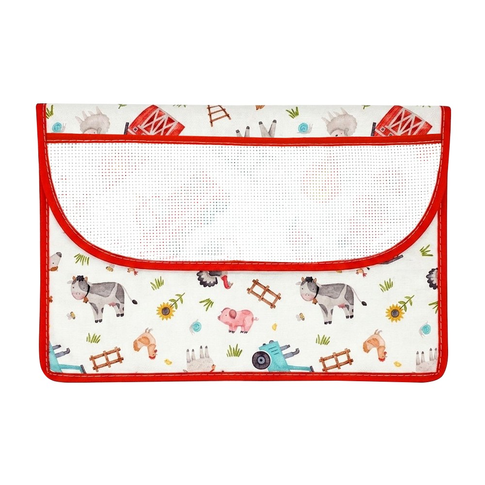 Bustina SEBASTIAN cm. 20x29 con tasca da ricamare