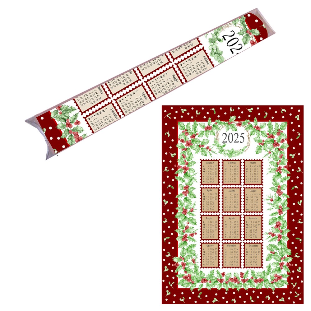Strofinaccio Calendario  in astuccio senza astina