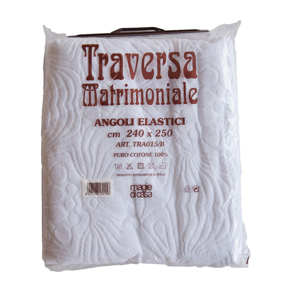 Traversa spugna MATRIMONIALE con angoli cm.240x250