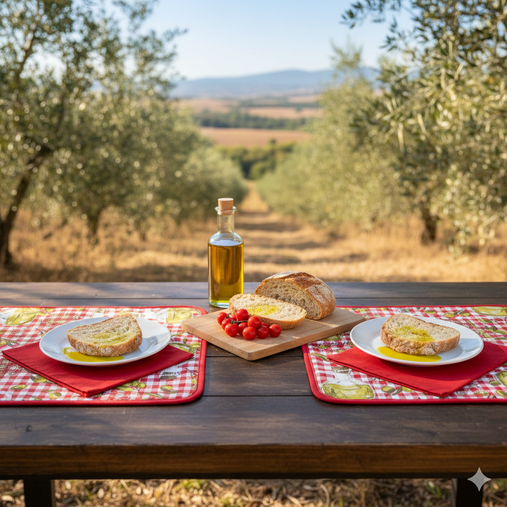 Tovagliette americana imbottita+tovagliolo SUMMER ASSORTITI