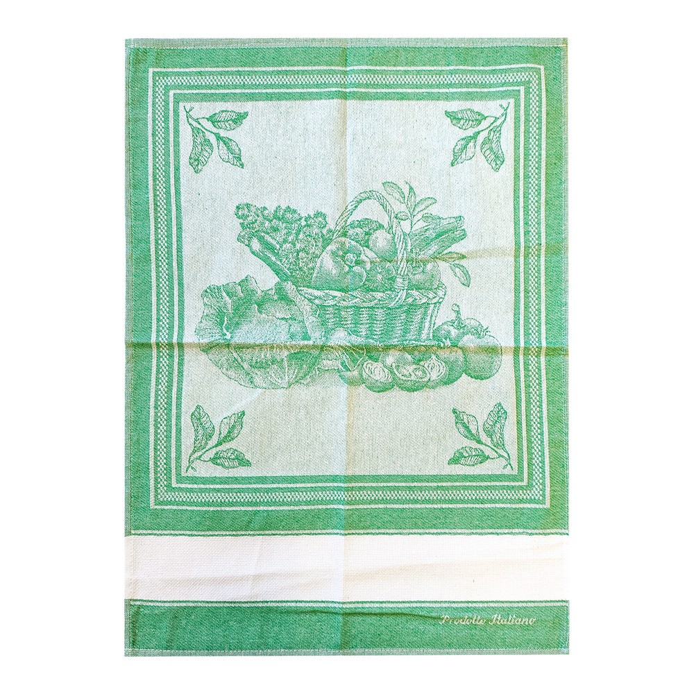 Strofinaccio ORTAGGI in tela con etamine