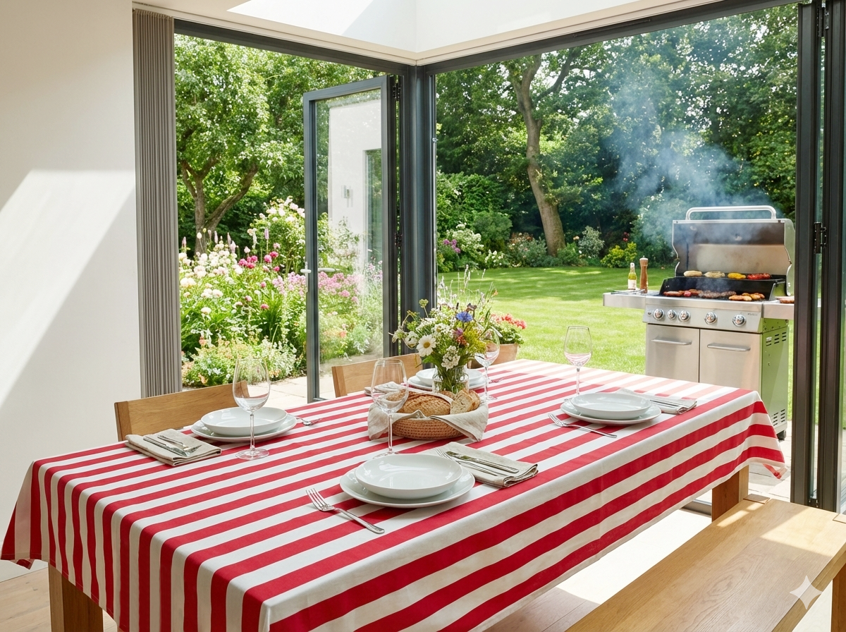 Tovaglia x 6 cm.140x180  STRIPES